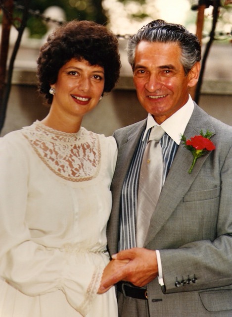 Cyril & Penny on their Wedding Day